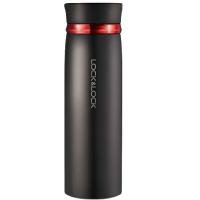乐扣乐扣（LOCK&LOCK）LHC4131BKR 菲特旋转轻量杯保温杯 450ml（单位：个）黑红