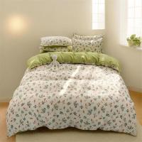 璞莉丝 PLSTJ107 磨毛碎花四件套（被套200*230cm+床单230*230cm+枕套48*74cm*2个）（单位:套）