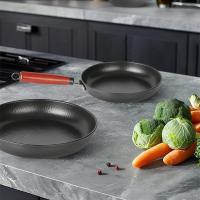 LUVHOO LH-FB216 匠心锤纹铁锅三件套 煎锅26cm 汤锅23cm 炒锅32.5cm（单位：套）