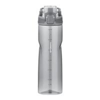 乐扣乐扣（LOCK&LOCK）ABF796 人鱼线塑料运动水杯一键开盖 700ml (单位：个) 灰白色