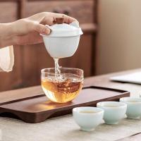 八方礼 BFL2024-9 吉祥如意茶具套装（240ml茶壶+40ml茶杯*4个+茶叶罐） （单位:套）