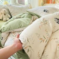 璞莉丝 PLSTJ108 熊猫家园 双层纱床上四件套（被套200*230cm+床单230*230cm+枕套48*74cm*2个） （单位:套）