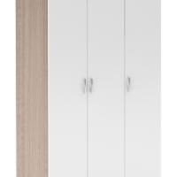 臻远 ZY5052610 公寓套房三门衣柜 120*50*200cm 柚木+暖白 (单位:台)