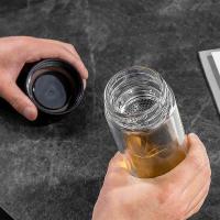 富光（FUGUANG） G2001-SH-320 双层玻璃杯 320ML (单位: 个)黑色