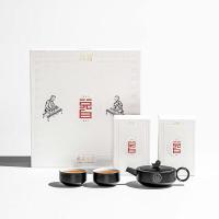 鱼玥 兑白茶叶茶具套装 福鼎白茶200g(5g*40包)+茶具(茶壶150ml*1+茶杯75ml*2)（单位:套）