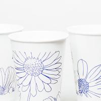 宜洁（yekee） 60只 Y-9874 一次性纸杯（加大款） 300ml (单位:包)