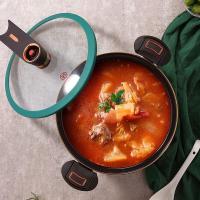 艾姆德（EMUND） DG-FLWY27 珐琅微压锅 27CM (单位:套)颜色随机