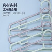 茶花（CHAHUA）0732 吉祥衣架 50*22.2*1cm 5支/组（单位：组）浅灰色