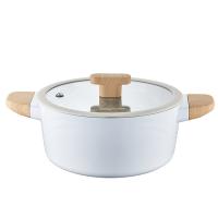 炊大皇（COOKER KING） NT24TG 奶糖系列不粘汤锅 24cm 白色（单位：个）