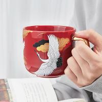 共禾京品 WACOM192398 国风马克杯礼盒 350ml(单位：个) 红色