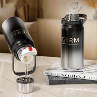 格沵（GERM） GE-24AW-DB126 黑曜系列悦动保温杯 1200ml (单位: 个)极夜黑