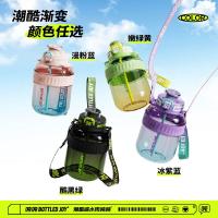 吨吨（BOTTLED JOY） D9 COOL吨吨渐变色钢环款吸喝弹跳盖水杯 tritan 1100ml(单位：个) 冰紫蓝