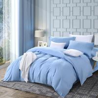 富安娜（fuanna） 国韵之蓝 磨毛四件套 203*229cm（单位：套）