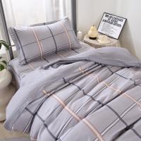 悠梦嘉居 YJ-1038 全棉三件套 被套155*210cm/床单160*210cm/枕套48*74cm(单位：套) 巴曼格灰