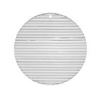 奥美优 简约 饺子盘 34.5*34.5*1.2mm(单位：个) 透明