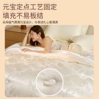 恒源祥（HYX） HYX224BZ 福气满满抗菌大豆被 （总重约4斤） 200*230cm （单位:条） 珍珠白