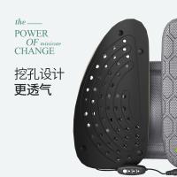 米乔 WP-4101H 米乔人体工学减压腰垫气动加热版黑色 高40cm*长44cm*宽10cm 黑色 (单位:个)