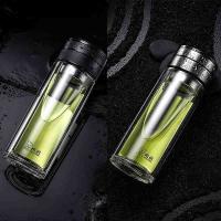 希诺 XN-7096 双层玻璃杯 360ml (单位: 个)