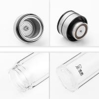 希诺 XN-7096 双层玻璃杯 360ml (单位: 个)