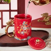 共禾京品 龙腾盛世系列对杯礼盒 手工金釉 龙腾盛世 440ml 24套/箱 (单位:套)