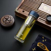 膳魔师 双层玻璃杯 TCGE-400D BL 400ml (单位:个) 蓝色