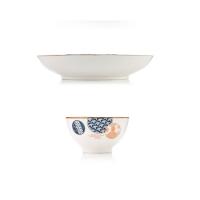 菲米生活（PHMI） 餐具套装 青云家庭陶瓷 FM-TC2205 碗4.5英寸 盘8英寸 (单位:套) 白色