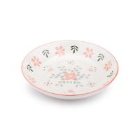菲米生活 陶瓷餐具套装 沐里花韵 FM-TC22811 鱼盘12寸*1 盘7英寸*4  碗4.5英寸*4 勺子*4 8套/箱 (单位:套)