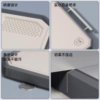 康巴赫 抗菌不锈钢双面砧板 KH-CQD4329 43*30*2.3cm (单位:个)