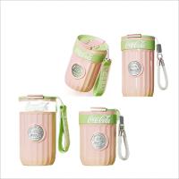 格沵（GERM） 保温杯 可口可乐徽章系列 GE-CK23AW-B66-1 500ml 20个/箱 (单位:个) 新老款随机 青樱粉