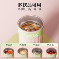格沵（GERM） 保温杯 可口可乐徽章系列 GE-CK23AW-B66-1 500ml 20个/箱 (单位:个) 新老款随机 青樱粉