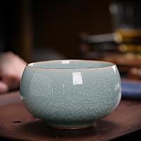 金镶玉 秘色汝窑茶杯 陶瓷 茶杯约100ml*1礼盒*1手提袋*1证书*1 (单位:套)