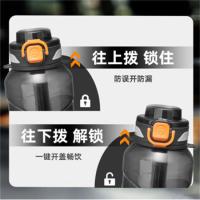 富光（FUGUANG） tritan塑料杯子 运动 FG0480-1000 1000mL (单位:个) 黑色、绿色颜色随机