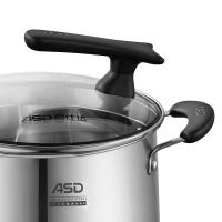 爱仕达（ASD） 威尔士不锈钢复底汤锅 大容量 TS24D1Q 24CM 4口/箱 (单位:口)