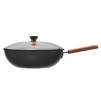 康巴赫 深氮防锈精铁炒锅 KGS-C32B 32cm (单位:个) 黑色