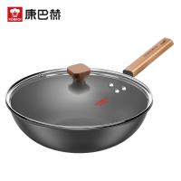 康巴赫 深氮防锈精铁炒锅 KGS-C32B 32cm (单位:个) 黑色
