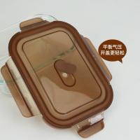 怡乐雅 保鲜盒两件套 高硼硅玻璃 YLY-CF-002 650ml*2 (单位:套) 琥珀色