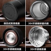 富光（FUGUANG）真空直身保温杯 480ml 黑色（单位：个）