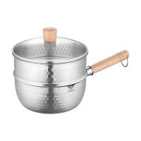 德铂（Debo） 小奶锅家用不锈钢辅食锅 泡面锅 18cm (单位:个)