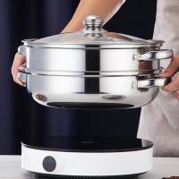 艾逸瑶选 CJ-21015-2 卡德林多用汤蒸锅 28CM 新旧包装随机发货 (单位:个)