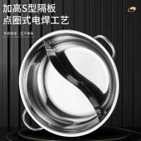 拜格（BAYCO） BG1589 鸳鸯火锅 锅32cm 不带盖 带汤勺+漏勺（单位：套）