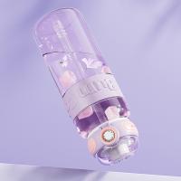 捷扣捷扣（JEKO＆JEKO） 吸管大容量 嘟嘟运动水杯 塑料杯 1000ml 晨曦紫（单位：只）