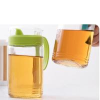 茶花（CHAHUA） 6001 玻璃油壶 550ML 草绿色 (单位:个)
