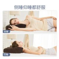 佳奥 竹炭磁布 蝶形慢回弹记忆枕（高枕60*33*11-7cm/低枕60*33*9-7cm）（单位：个）白色