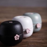 万仟堂 梅花客·唐韵 快客杯 一壶一杯茶具套装 茶壶150ml+茶杯150ml(单位：套) 黑铁釉
