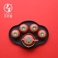 万仟堂 事事如意·现代·成套 茶具套装 壶160ml（单位：套）朱漆釉