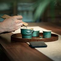 万仟堂 三星堆快客杯 茶具套装 1壶2杯1便携包（单位：套）