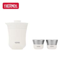 膳魔师 TCMU-200 WH(含茶杯) 保温茶旅套组 260ml（单位：套）雲白色