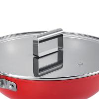 德世朗 DFS-C954 致简精铁不粘炒锅 约2.3kg  (单位：个 )红色