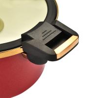 火象（Fire elephants） HXG-YZ008 海洋之心珐琅微压锅 锅具 26cm 红色（单位：个）