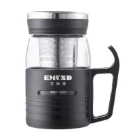 艾姆德（EMUND） 功能办公玻璃杯 西卡 DH-XK450 450mL (单位:个) 黑色